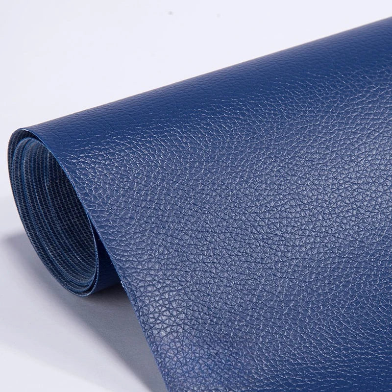 Self adhesive Leather Patch Sticker for Car Seat Sofa Chair Black Leather Repair Patch Refurbish Hole Artificial Stickers Fabric Peaceful Pleasures Health and Wellness Royal blue 300x50cm
