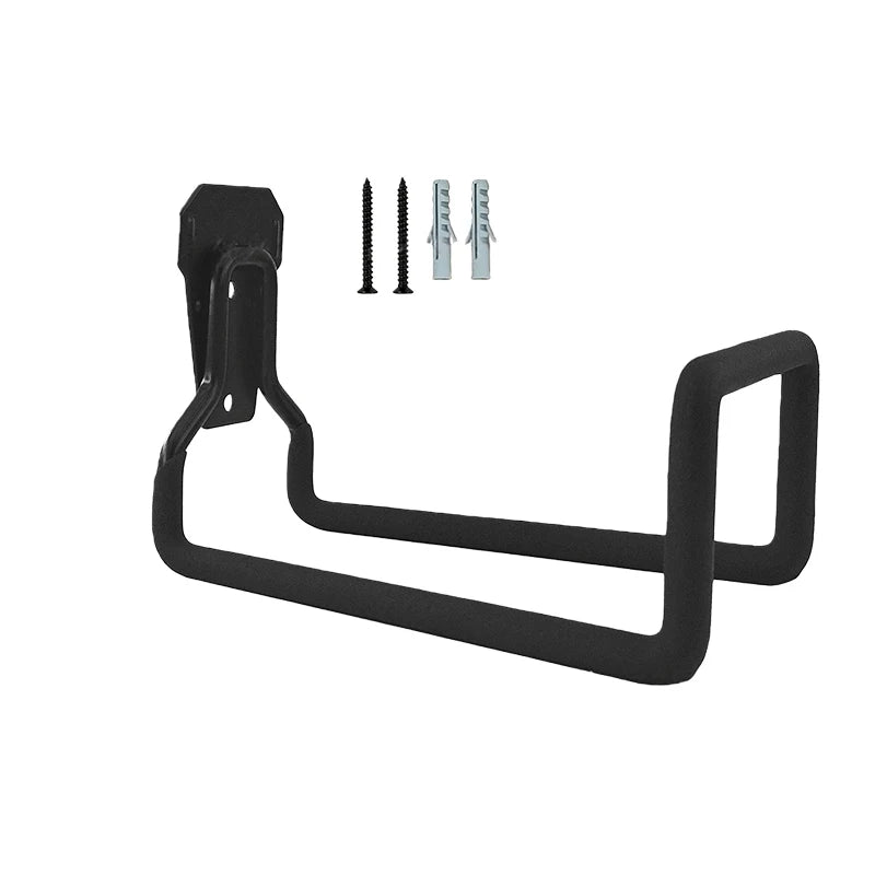 Metal Wall Mount Garden Hose Holder & Storage Bracket