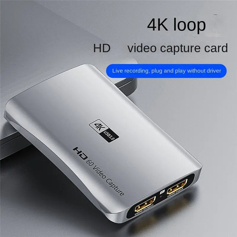 4K HDMI Video Capture Card USB 3.0 | 1080P 60FPS Plug & Play Peaceful Pleasures Health and Wellness