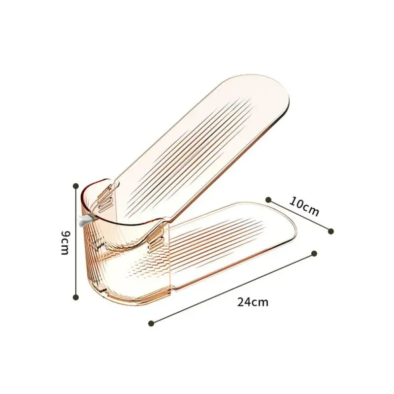 2026 New Integrated Shoe Support Shoe Cabinet Storage Rack Shoe Storage Rack Space-saving Removable Double-layer Adjustable Rack Peaceful Pleasures Health and Wellness China Mainland C