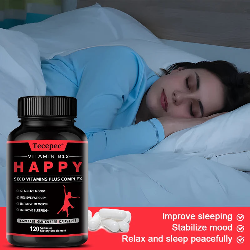 Vitamin B12 – Dietary Supplement, Supports Energy Metabolism, Mental Clarity, and Nervous System Health – Easy To Swallow Peaceful Pleasures Health and Wellness