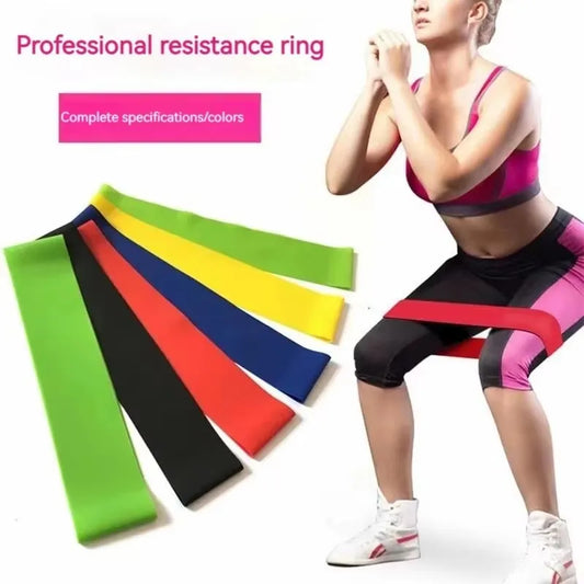 Latex Resistance Circle Mini Mini Fitness Stretch Band Stretch Band Rally Band Strength Training Hip Stretch Circle Rally Band Peaceful Pleasures Health and Wellness 5pcs