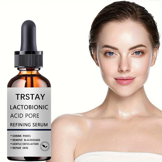 Pore Shrinking Serum Skin Elasticity Delicate Repair Essence Clean Blackheads Acne Moisturizing Smooth Pores Facial Serum Peaceful Pleasures Health and Wellness 30ml