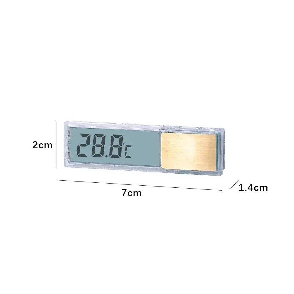 1pc Aquarium Thermometer 3D Digital LED Electronic Fish Tank Temperature Fish Turtle Temp Meter Aquarium Decoration Peaceful Pleasures Health and Wellness