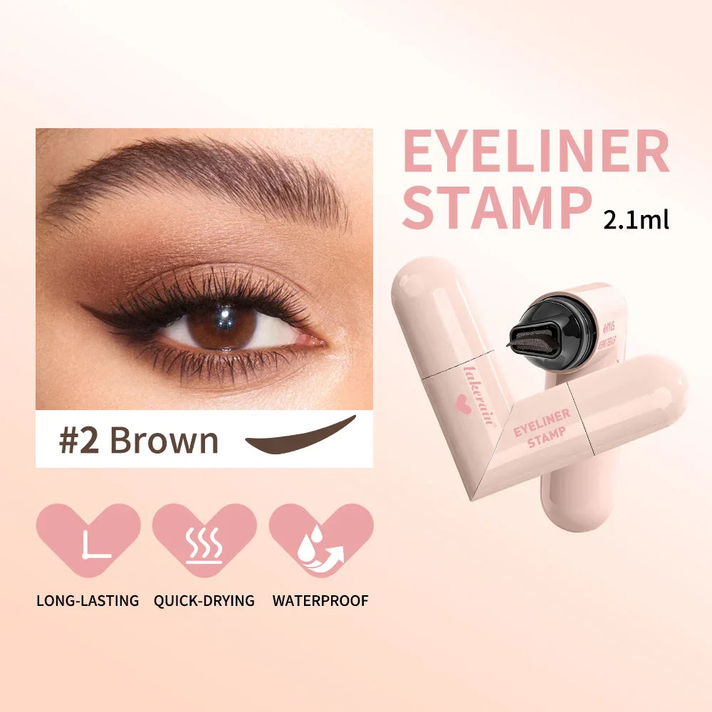 Double-Wing Eyeliner Stamp – Waterproof & Beginner-Friendly