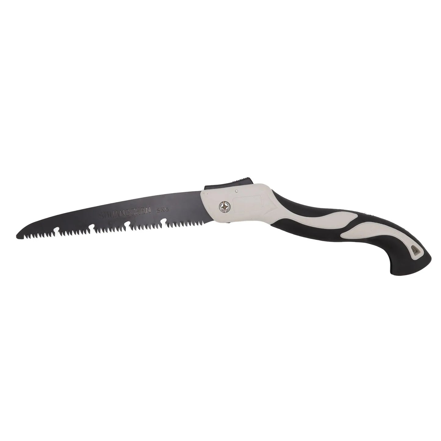 Folding Saw Silicone Handle Compact Hand Pruning Saw Triple Cut Teeth Manganese Steel Blade for Branches Cutting for Gardening Peaceful Pleasures Health and Wellness Default Title