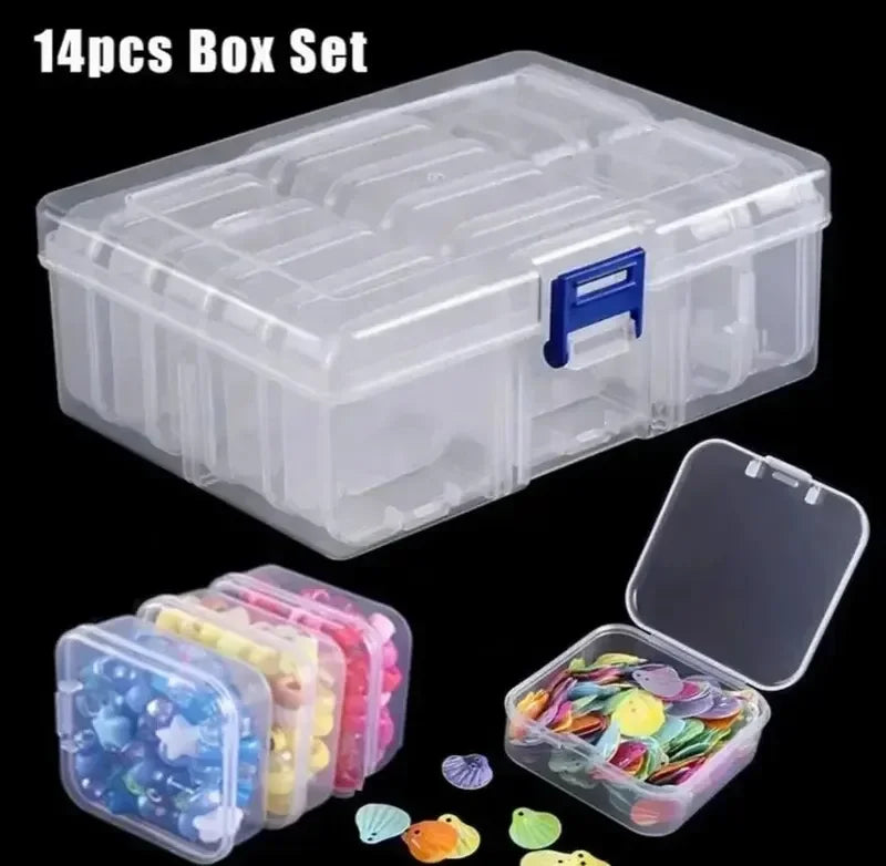 Clear Plastic Jewelry & Craft Storage Box – DIY Organizer