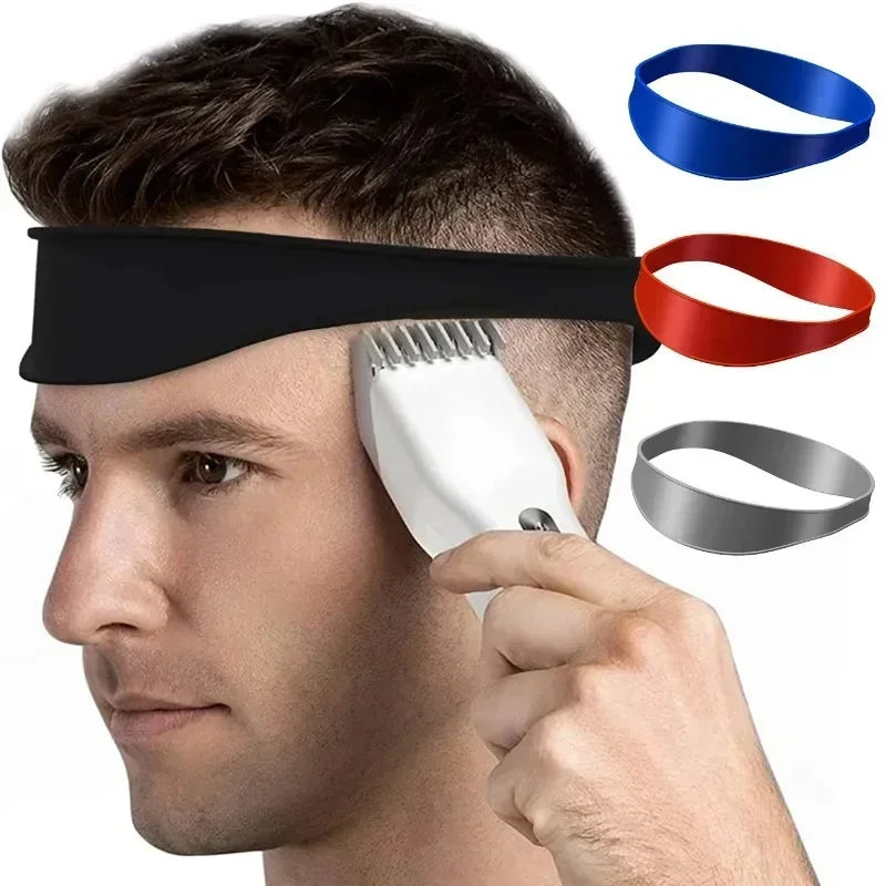 DIY Men Hair Trimming Ruler Neckline Guide Haircuts Curved Headband Styler Ruler Barber Comb Beard Tools Hair Styling Tool Peaceful Pleasures Health and Wellness