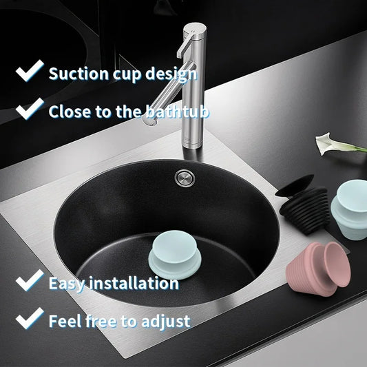 Universal Silicone Bathtub Stopper – Anti-Clog Sink Drain Plug Drain Stopper Oasis Select