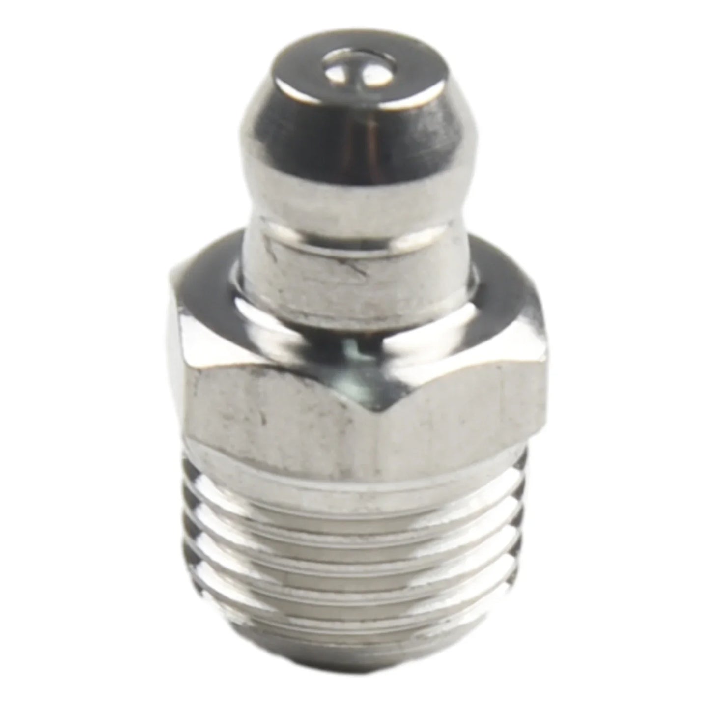 10-Pack M10 Stainless Steel Straight Hydraulic Grease Fittings