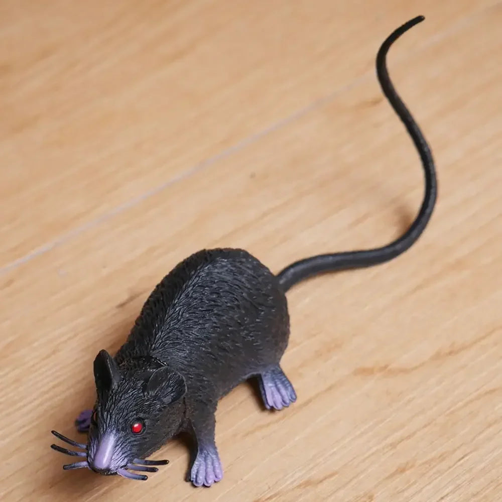 Lifelike Fake Rat Prank Toy – Halloween Mouse Prop Gag Gift