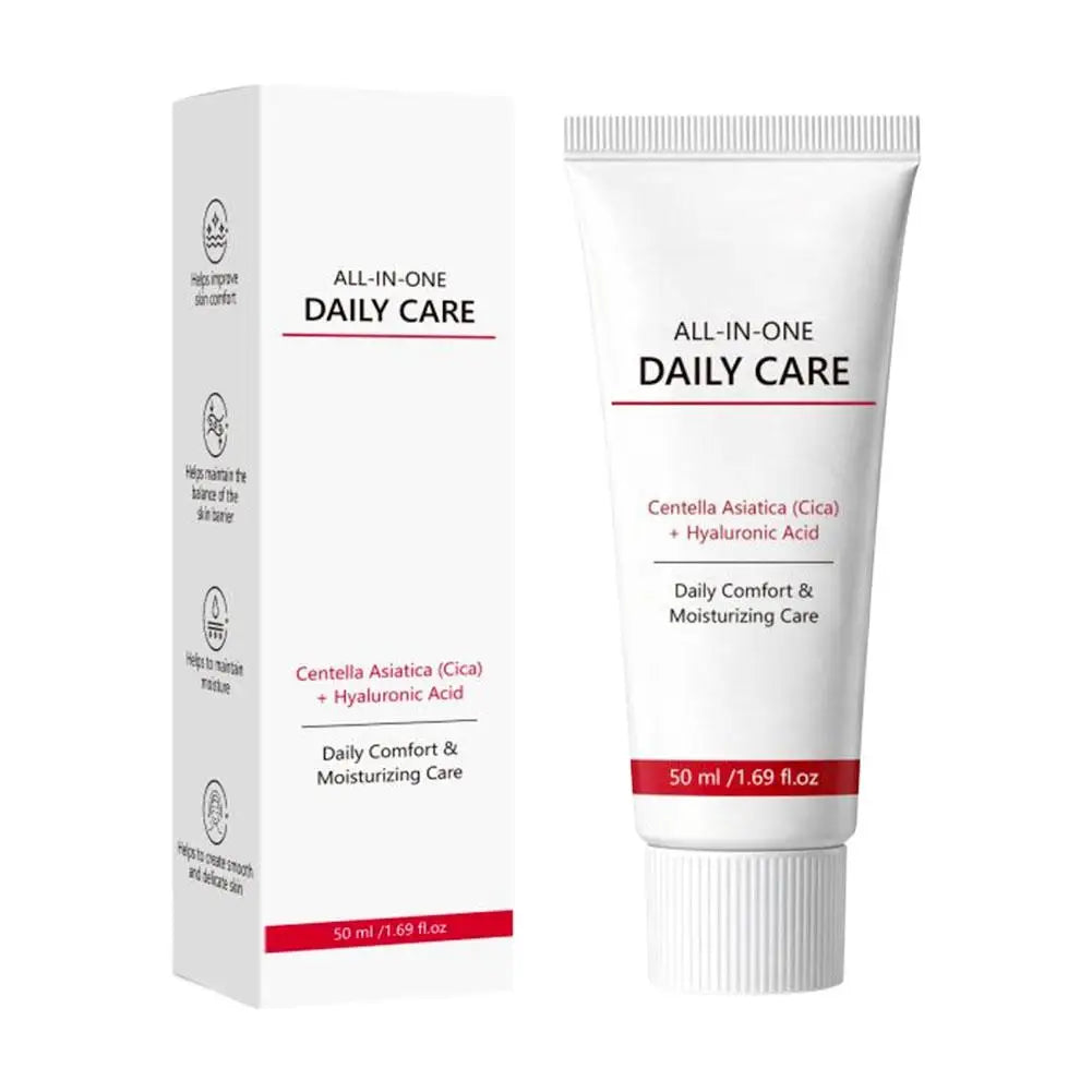 50ml Face Moisturizer Hydrating Cream Nourishing Daily Skin Care Gentle Use Portable Refreshing Smooth Shrinks Pores Rejuvenate Peaceful Pleasures Health and Wellness 1pcs