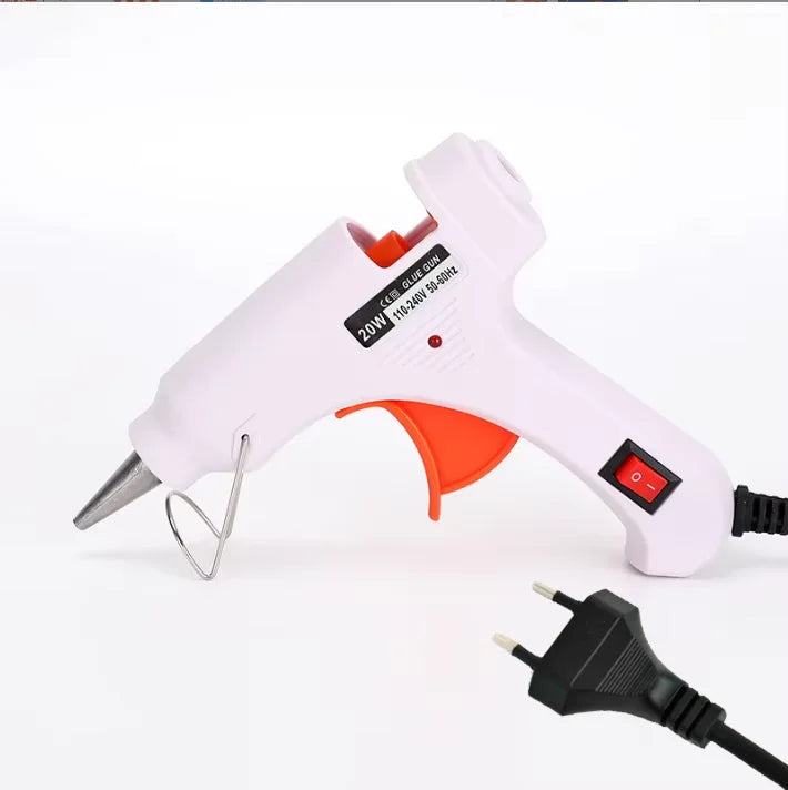 20W Mini Hot Melt Glue Gun Kit with Glue Sticks – DIY Crafts