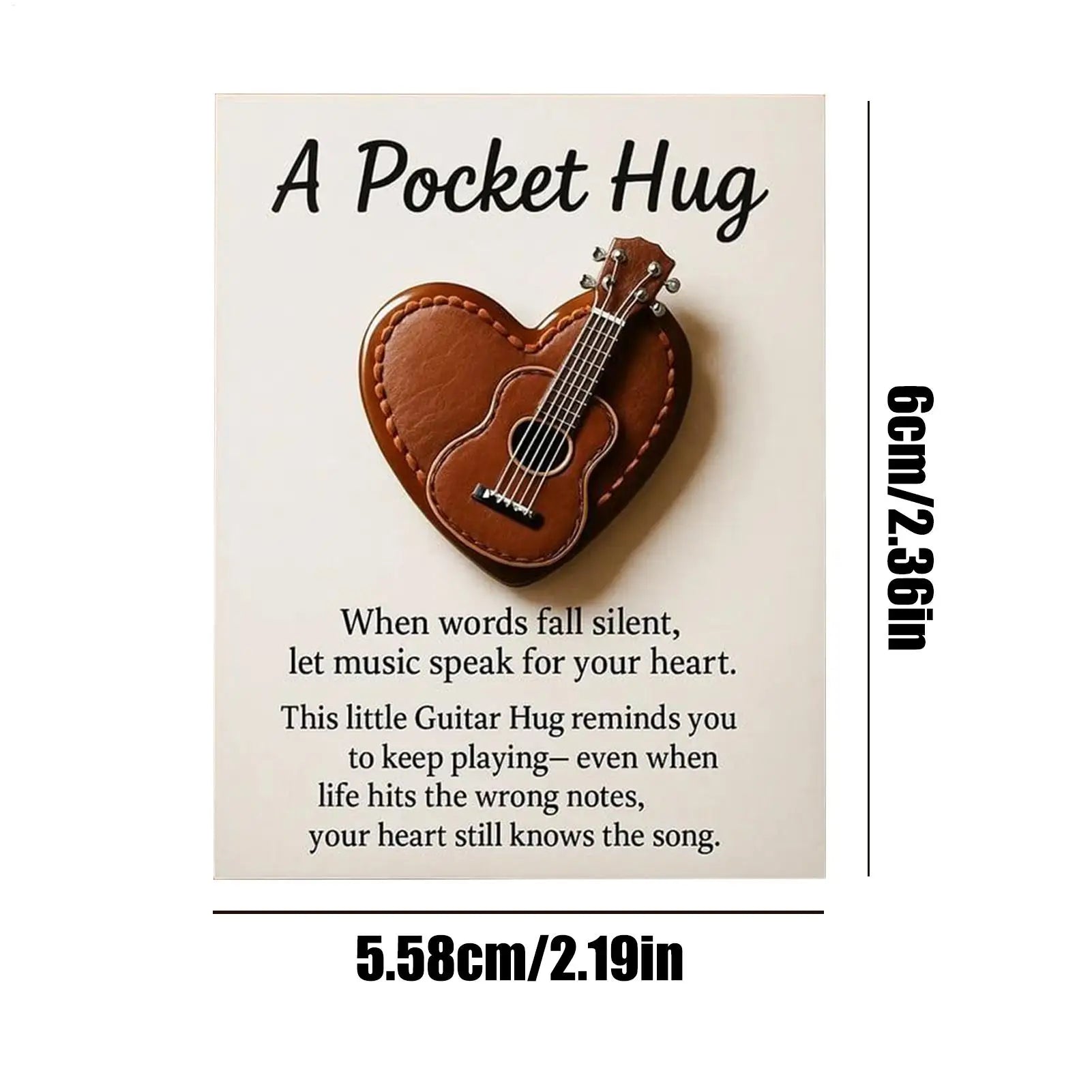 Pocket Music Hug Handmade Motivational Souvenir Inspirational Musical Keepsake For Kids Teens Adults Collectors Birthday Peaceful Pleasures Health and Wellness