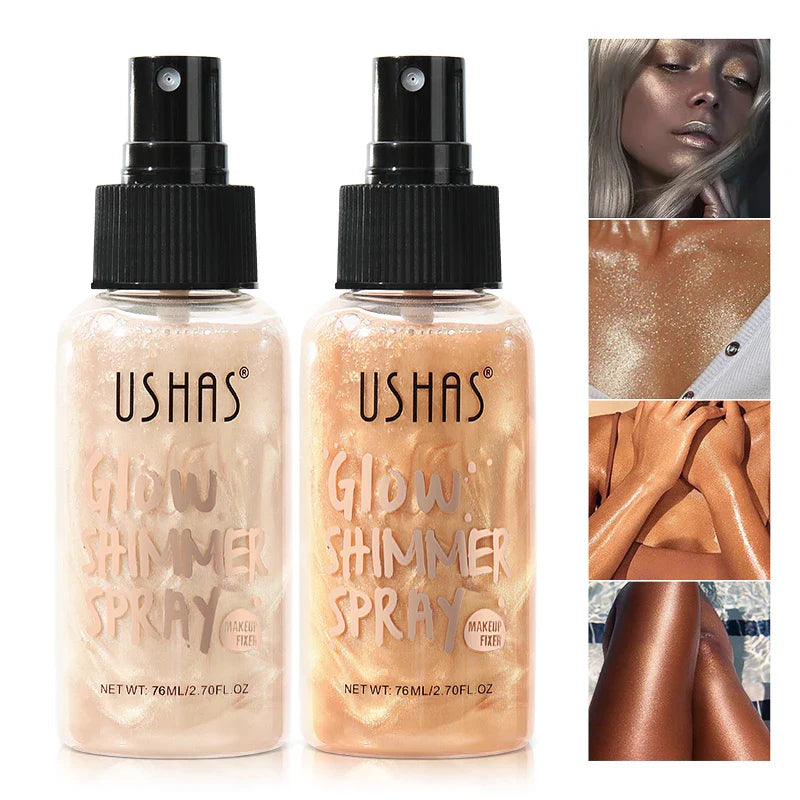 USHAS 4-Color Liquid Body Highlighter – Illuminating Contour
