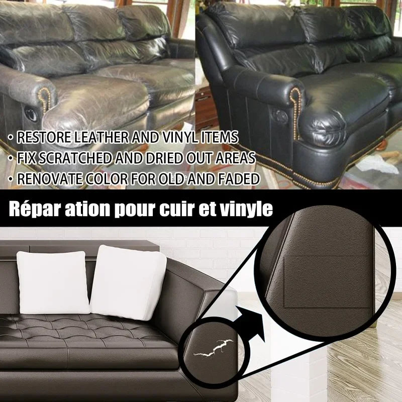 Leather Repair Cream for Scratches & Cracks – Car Seat Sofa