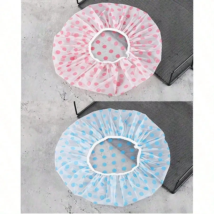 Reusable Waterproof Shower Cap | Plastic Spa Shower Cap