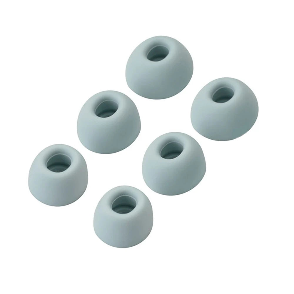 6PCS Silicone Ear Tips Fit For Redmi Buds6 Pro/ Buds5 Pro Ear Tips Earcup Sleeve S/M/L In Ear Buds Comfortable And Easy To Wear Peaceful Pleasures Health and Wellness Blue
