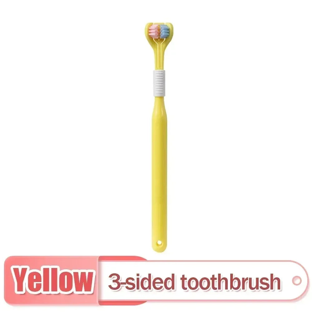 360° Kids Interdental Toothbrush | Baby & Toddler Oral Care Kids Toothbrush Peaceful Pleasures Health and Wellness YELLOW