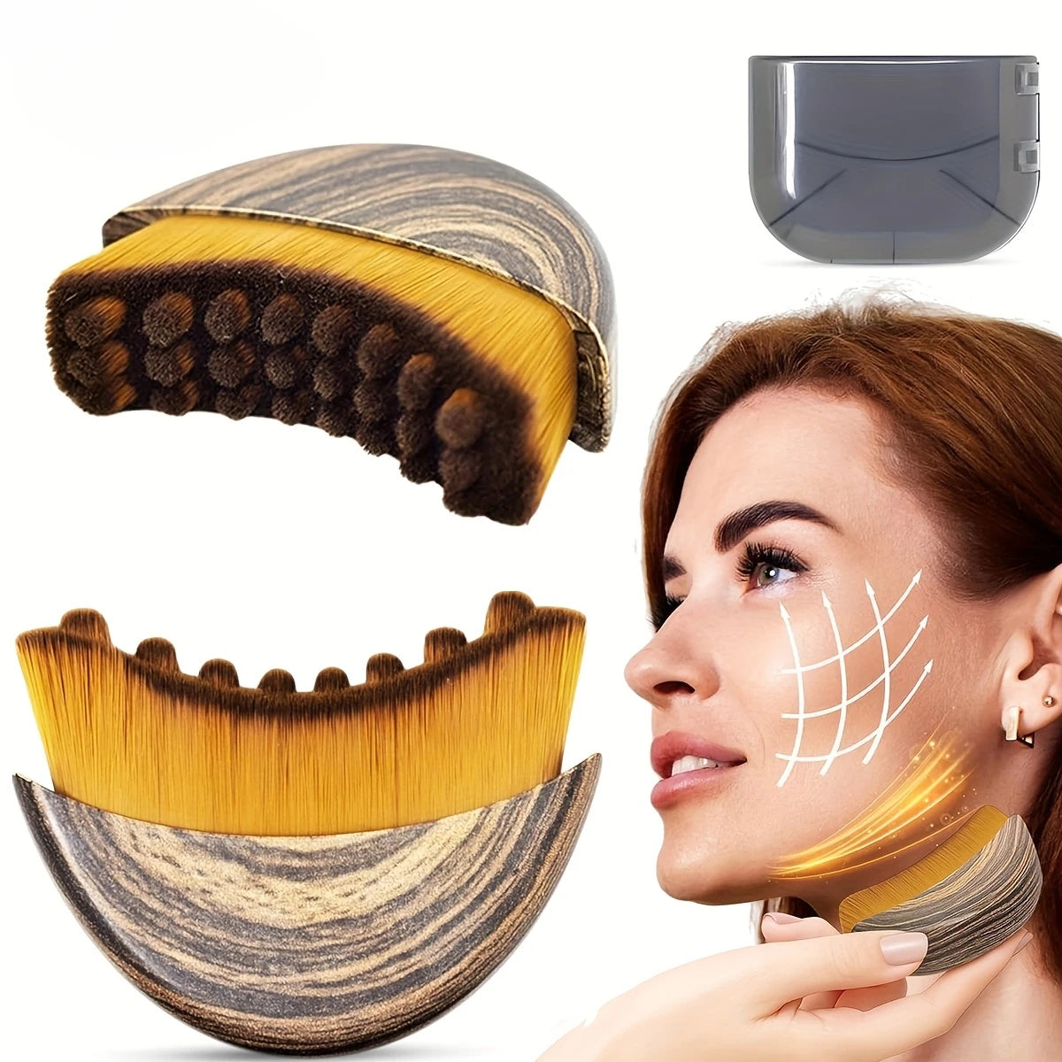 Manual Lymphatic Cleansing Brush, Handheld Massager Tool for Detoxification & Relaxation, Ideal for Home Use Peaceful Pleasures Health and Wellness