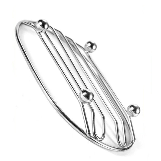 New Self Draining Stainless Steel Soap Rack Multifunctional Minimalist Style Draining Soap Dish Bathroom Storage Rack Home Decor Peaceful Pleasures Health and Wellness