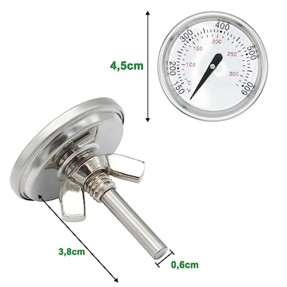 BBQ Grill Thermometer for Weber Spirit & Q Series | 150–600°F