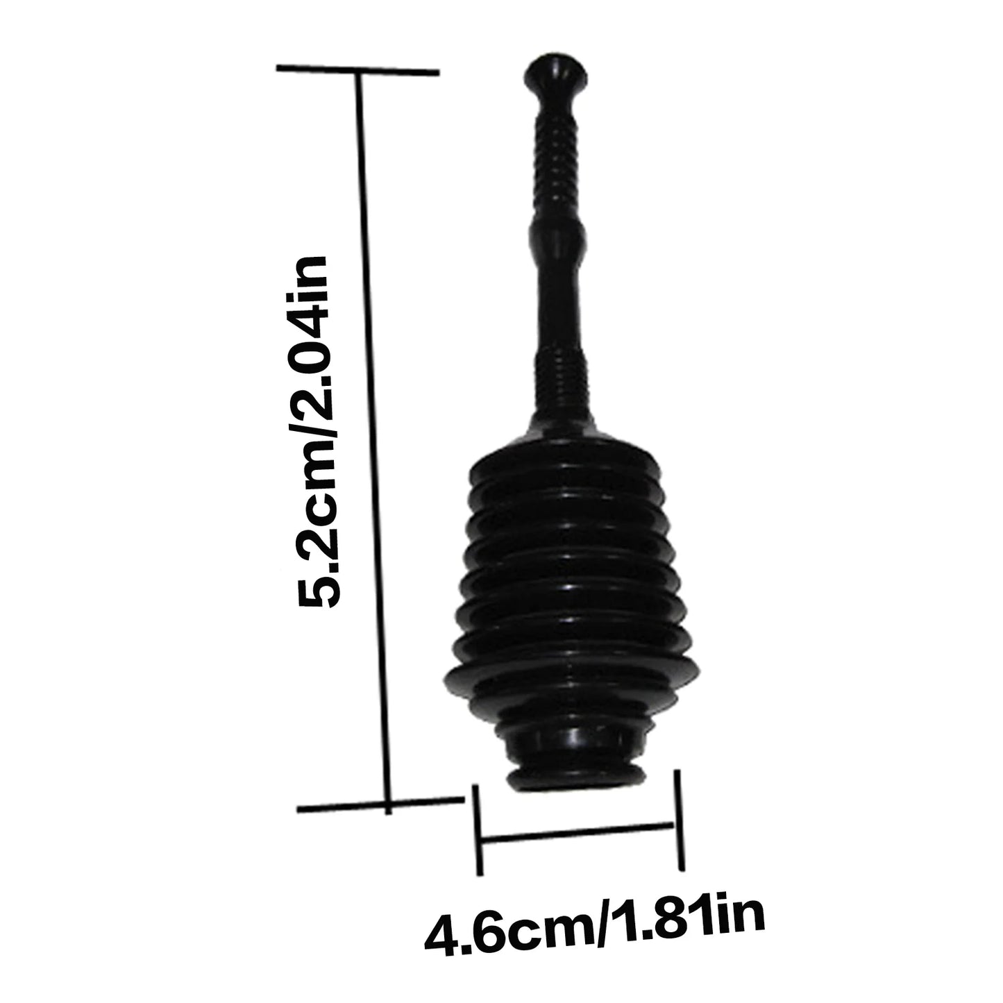 1Pcs/lot Portable Flexible Powerful Toilet Plunger Clog Remover High-Pressure Thrust Plunge Tool for Clogged Bathroom Toilet Peaceful Pleasures Health and Wellness 1pcs