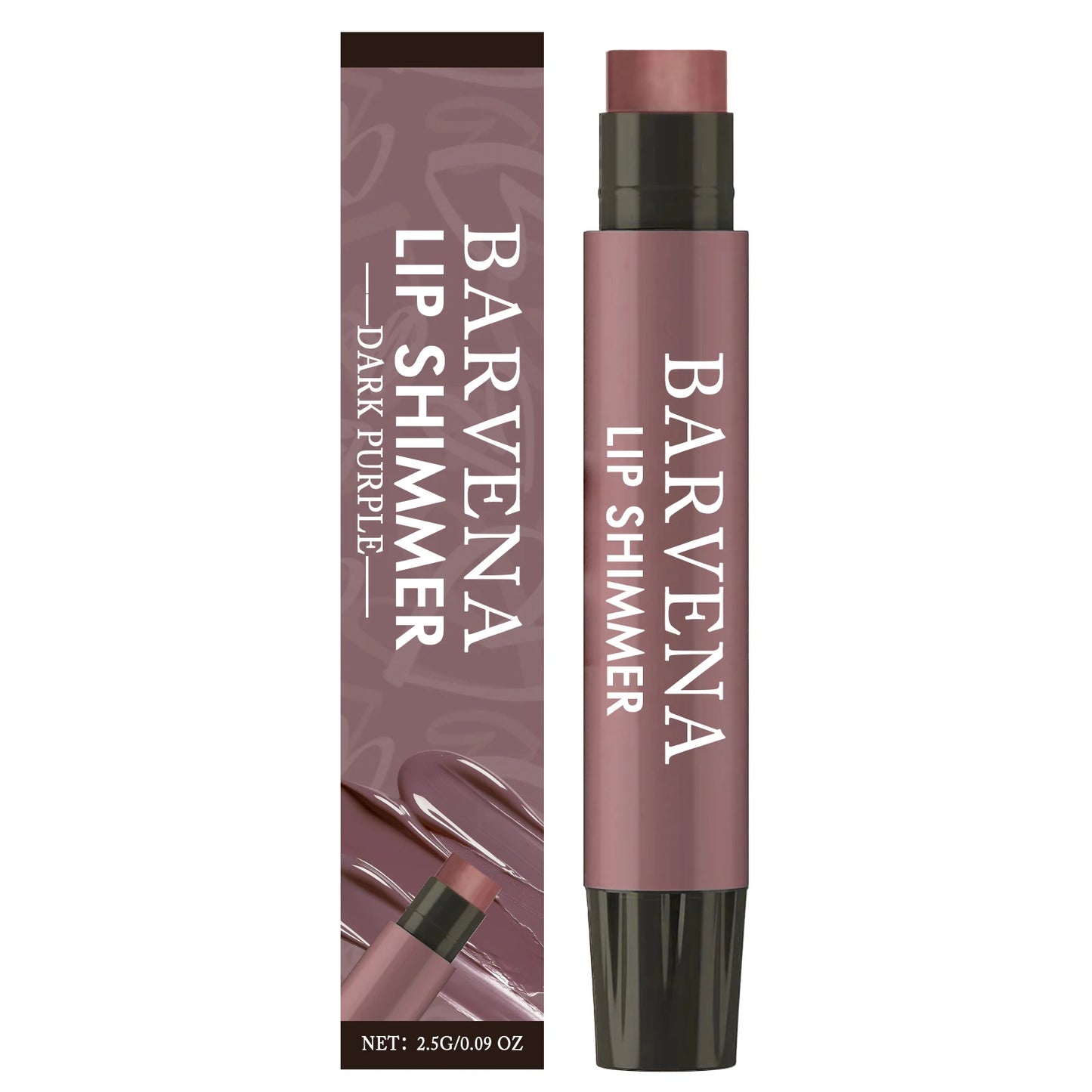 Dark Purple Tinted Lip Balm Stick | Shimmer & Hydration