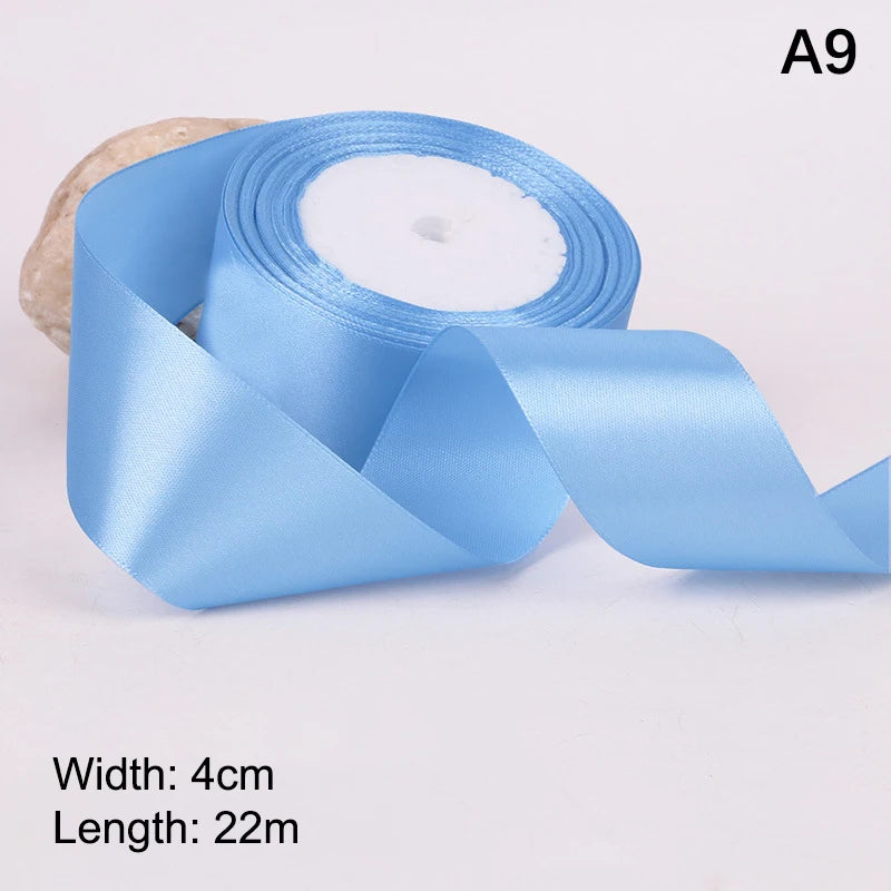4cm Satin Ribbon Roll 25 Yards – Bows, Gifts & DIY Crafts