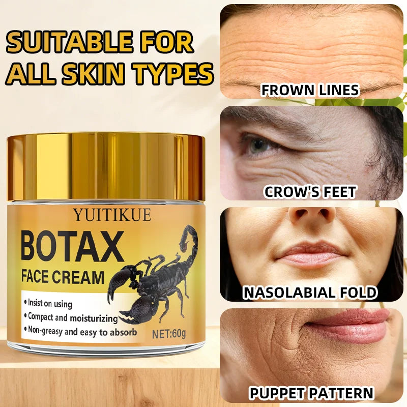 BOTAX Anti-Wrinkle Cream 60g | Bee Venom, Collagen & Hyaluronic Acid Anti-Wrinkle Face Cream Peaceful Pleasures Health and Wellness