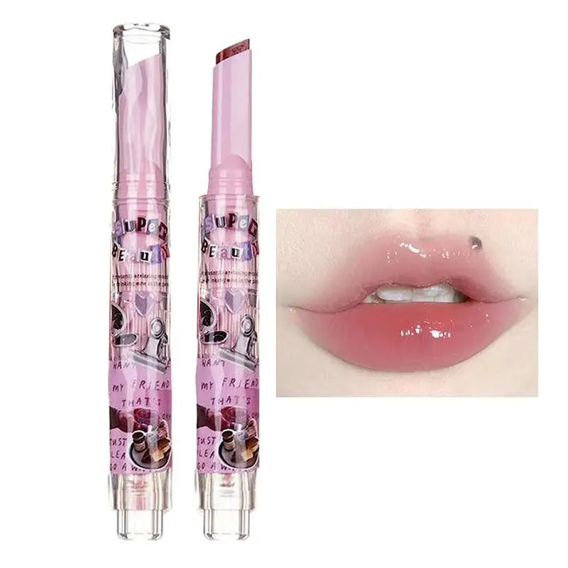 Florette Jelly Lip Glaze – Mirror Finish Waterproof Lipstick