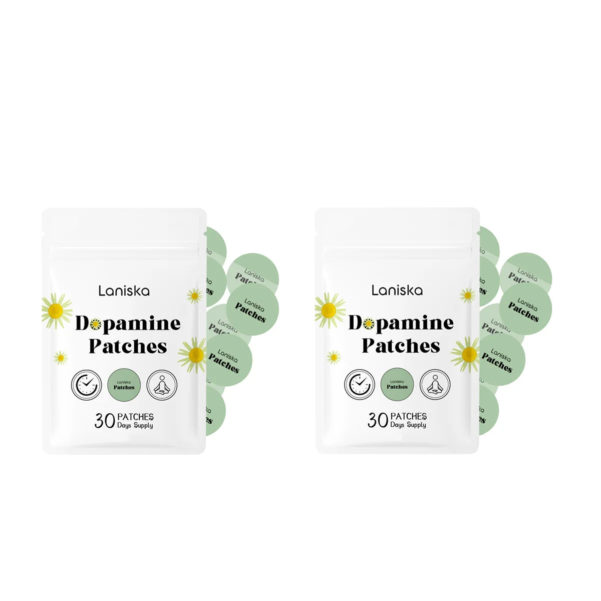 Dopamine Body Patches – Hyaluronic Acid & Cooling Mint Skincare