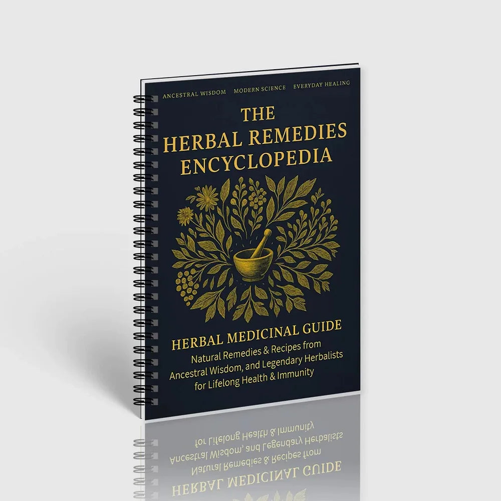 Herbal Remedies Encyclopedia Notebook Medicinal Guide Book