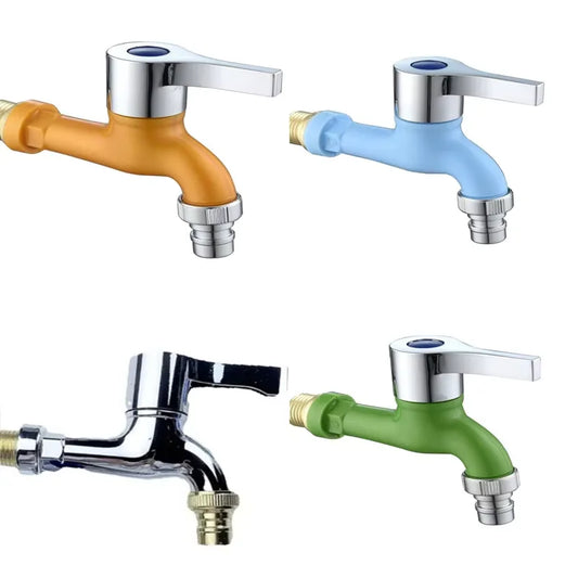 1/2" In-Wall Washing Machine Faucet | 4-Point Water Inlet Tap Laundry Faucet Peaceful Pleasures Health and Wellness