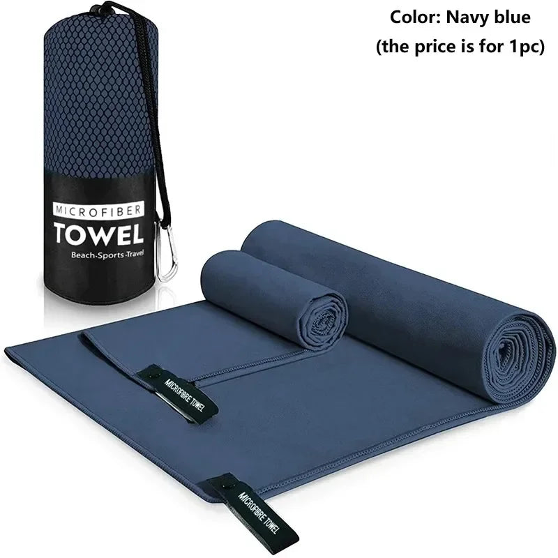 Quick-Dry Microfiber Towel Set – Lightweight Beach & Travel