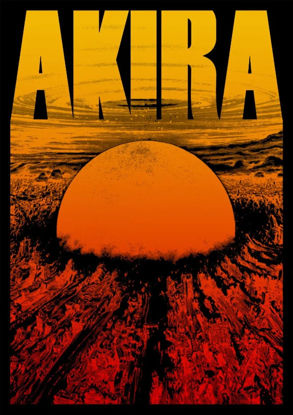 Akira Anime Retro HD Canvas Wall Art Poster | Japan Print
