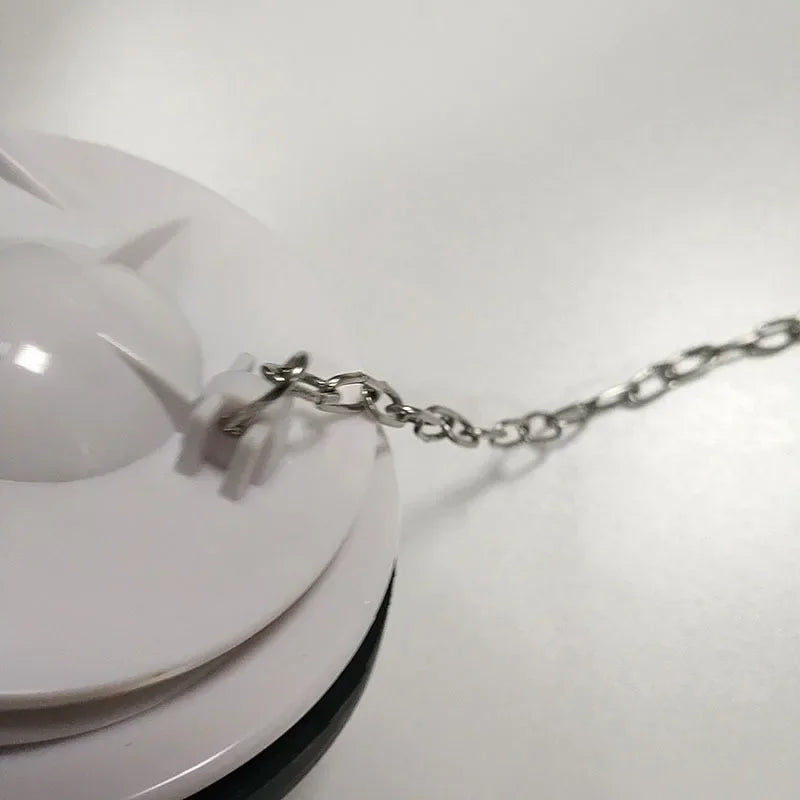 Toilet Chain Flush Valve Flap Cover – Tank Replacement Part