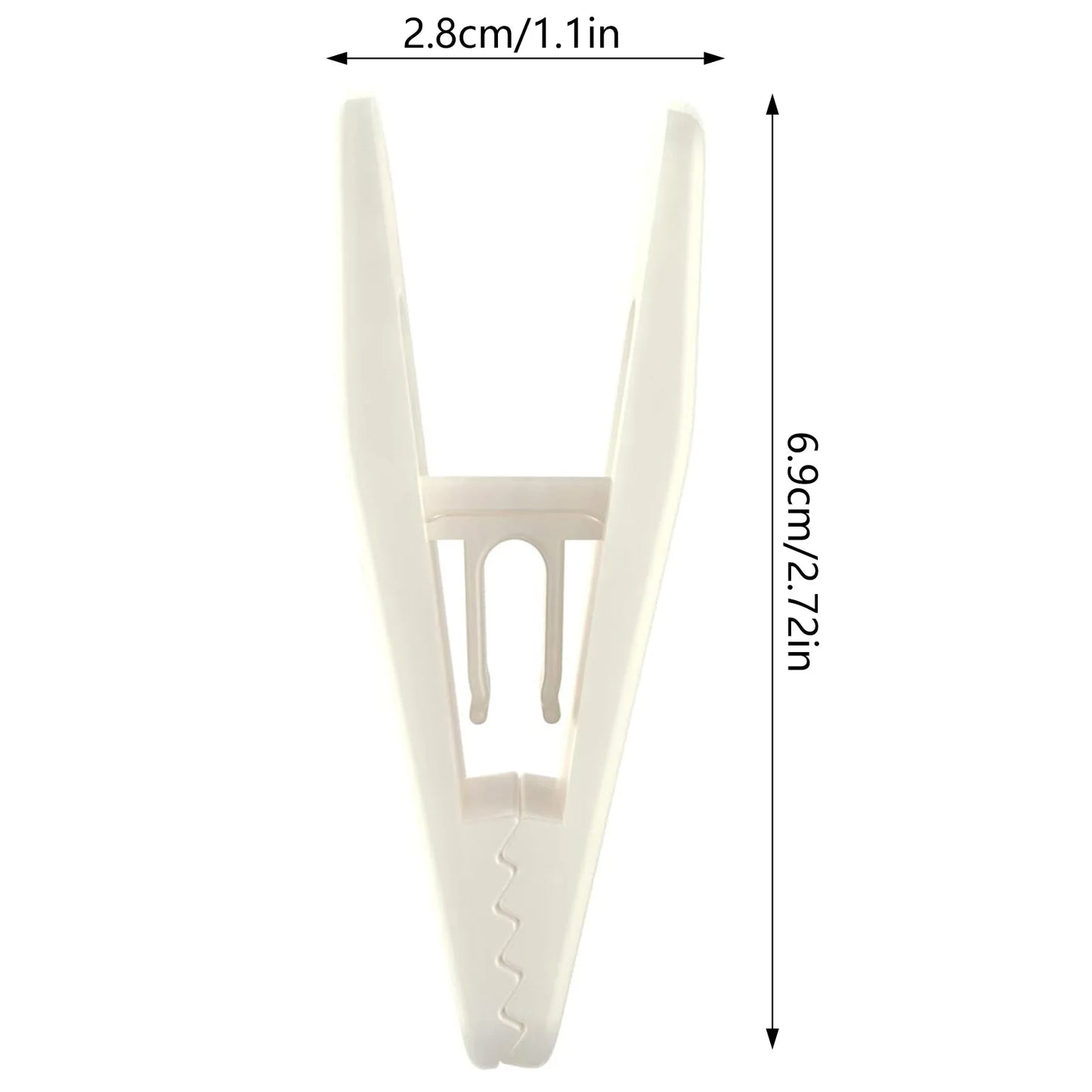 20pcs Portable Hanger Clips Non-Slip Clips Pant Skirt Hanger Clips for Home Storage Oganization Peaceful Pleasures Health and Wellness