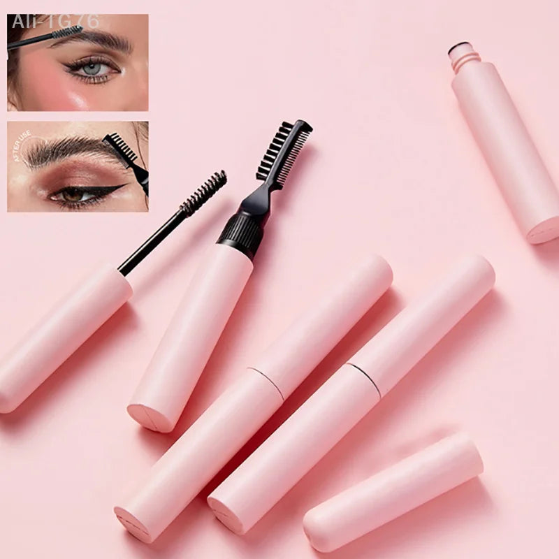 10ml Dual Brush Refillable Eyebrow Gel & Mascara Tube