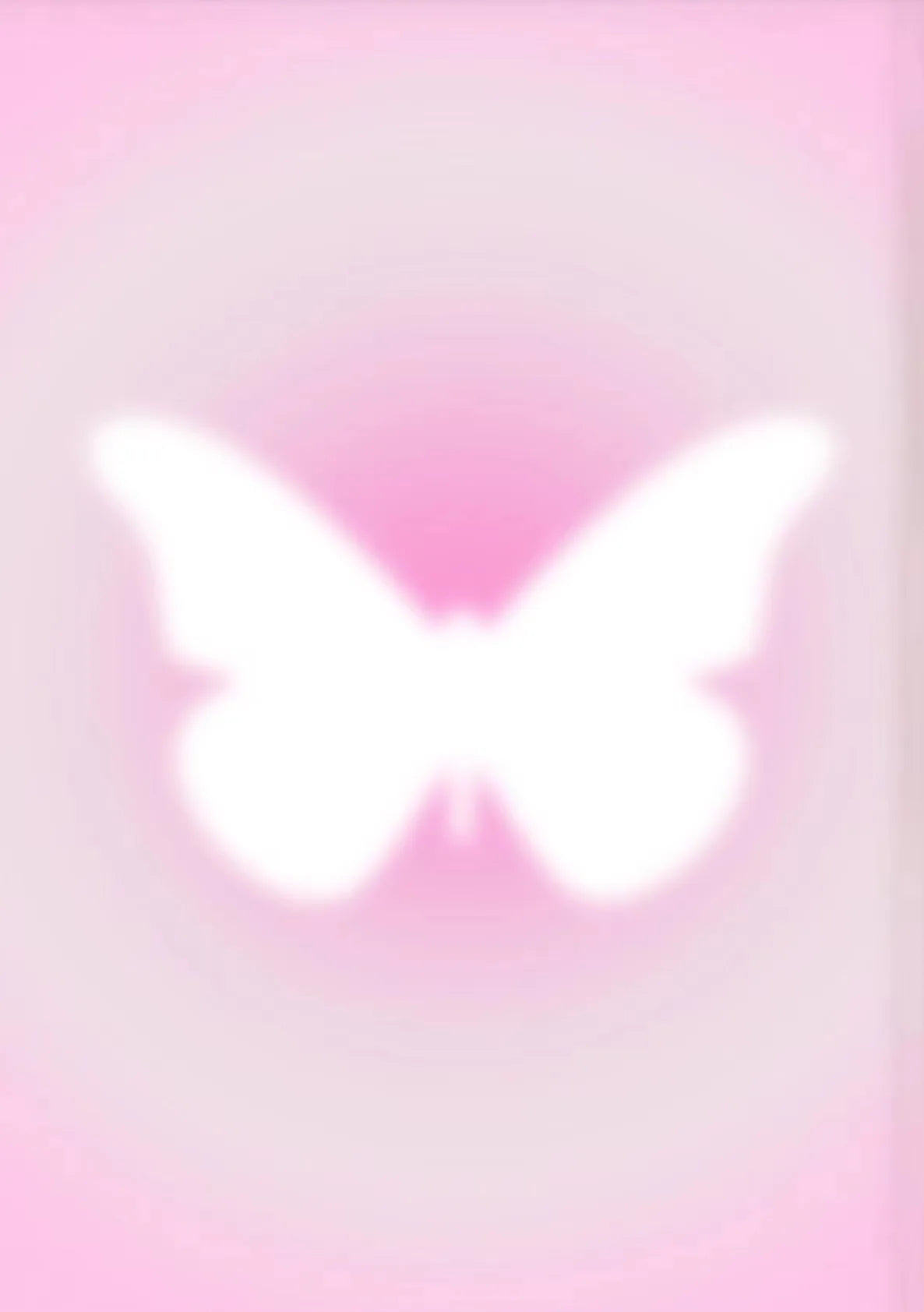 Pink Aura Butterfly Affirmation Canvas Wall Art | Bedroom Decor