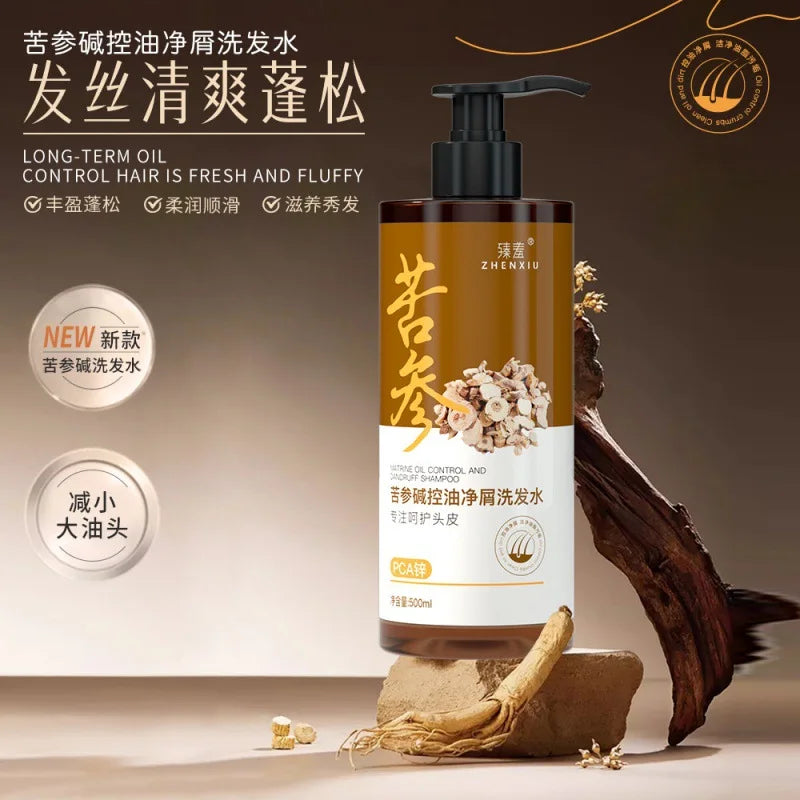 Herbal Anti-Dandruff Shampoo – Oil Control & Deep Cleanse 500ml