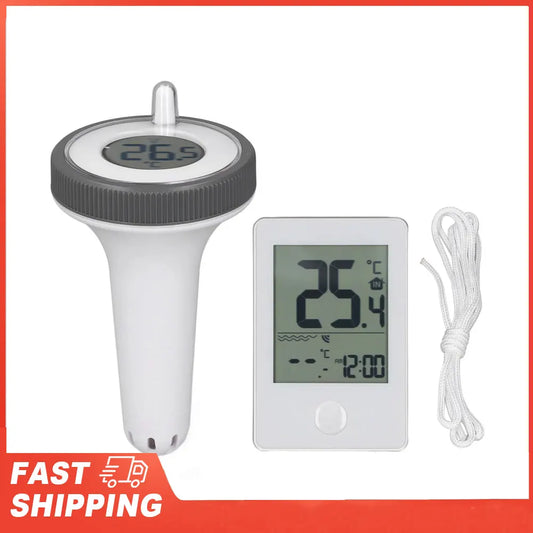 Wireless Swimming Pool Thermometer LCD Display 0 1 Accuracy Peaceful Pleasures Health and Wellness