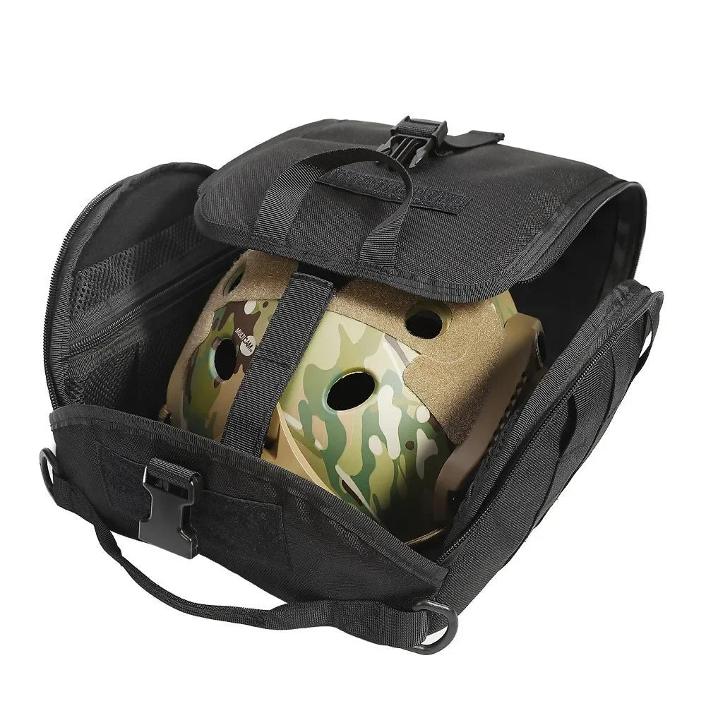 Tactical Helmet Bag Airsoft Anti-virus Carrier Bag Bulletproof Helmet Box Outdoor Storage Molle Bag For Fast MICH Wendy Helmet Peaceful Pleasures Health and Wellness
