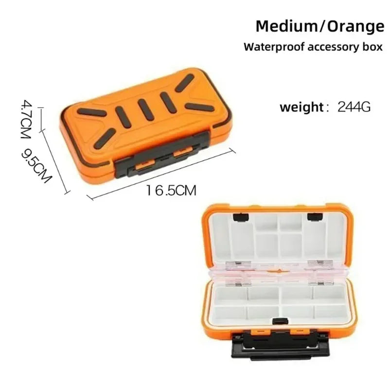 Waterproof Fishing Tackle Organizer Box | Lures Hooks Beads Fishing Tackle Box Peaceful Pleasures Health and Wellness