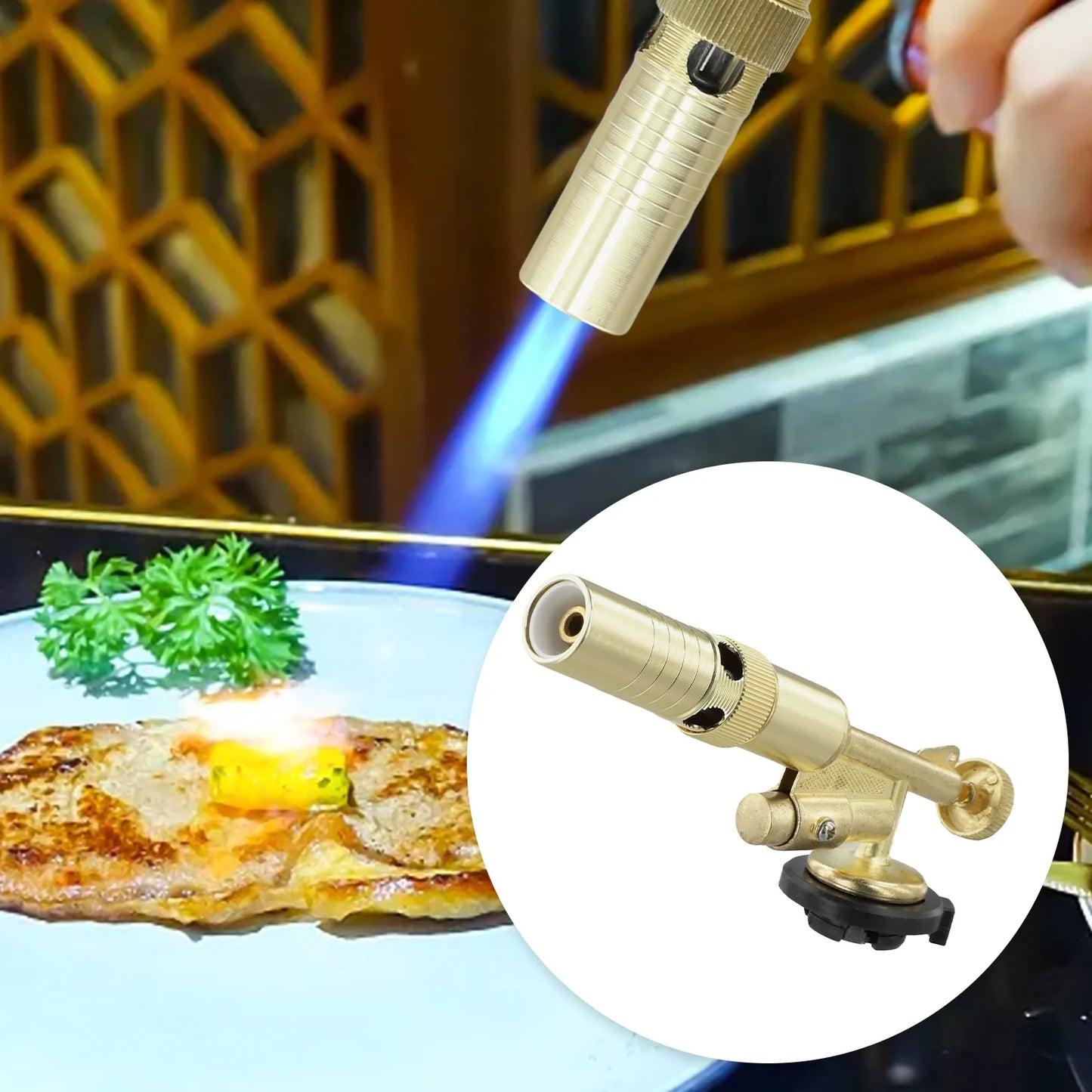 Portable High-performance Butane Welding Gas Blow Torch BBQ Cooking