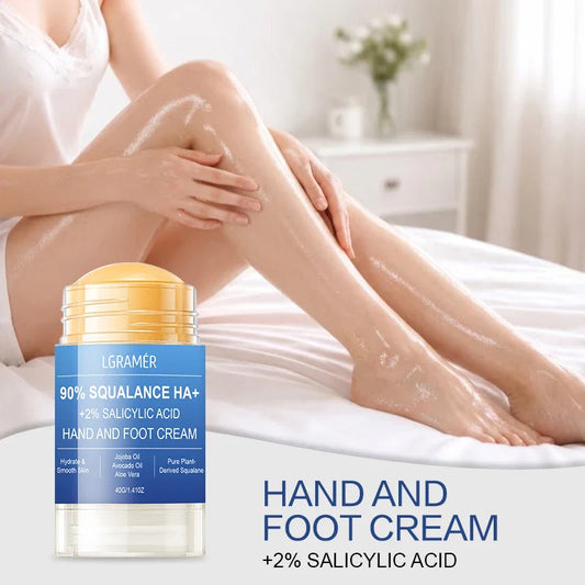 2% Salicylic Acid & 90% Squalane Foot & Hand Cream | LGRAMER Foot & Hand Cream Oasis Select