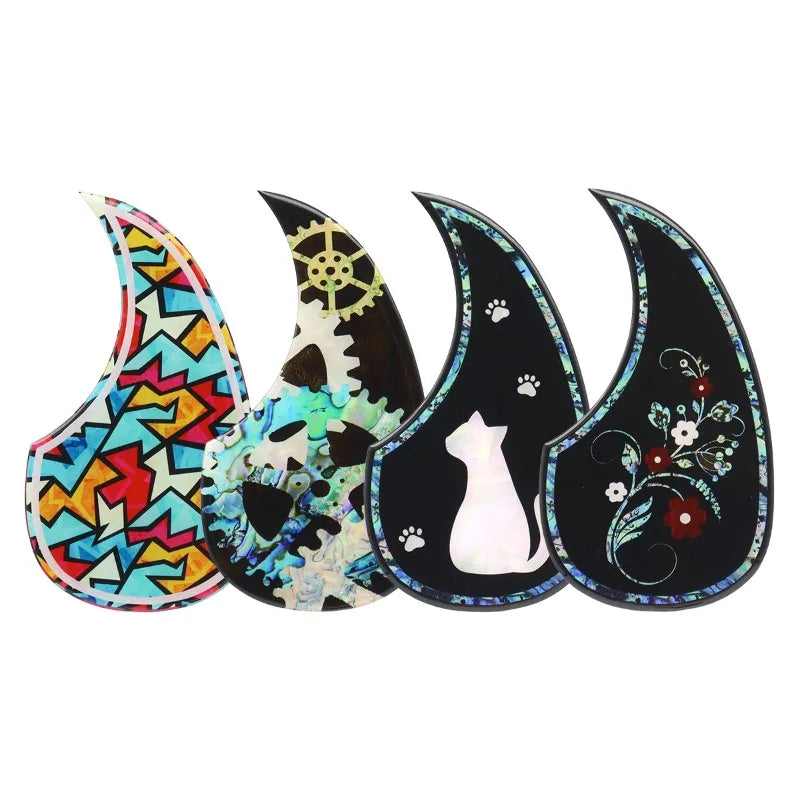 Water Drop-shaped Thickened Acoustic Guitar Guard Protection Panel
