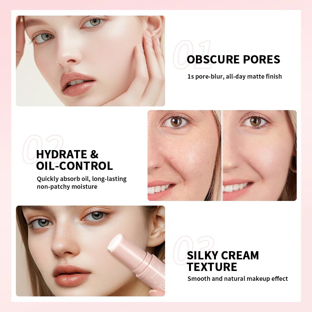 ibcccndc Blur Stick Face Primer – Pore Minimizing & Matte Face Primer Stick Peaceful Pleasures Health and Wellness