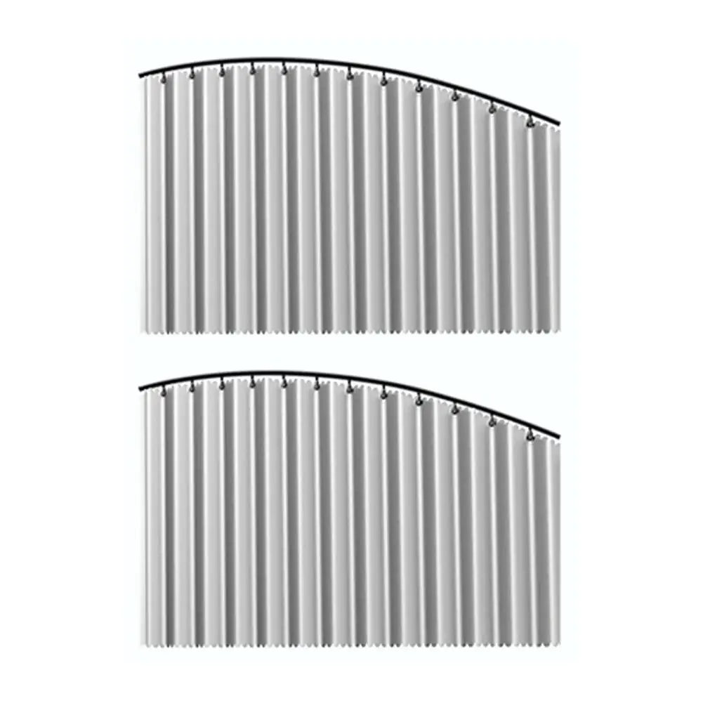 Car Window Sun Shade - Automatic Telescopic Curtain Set Peaceful Pleasures Health and Wellness Gray Rear 2Pcs