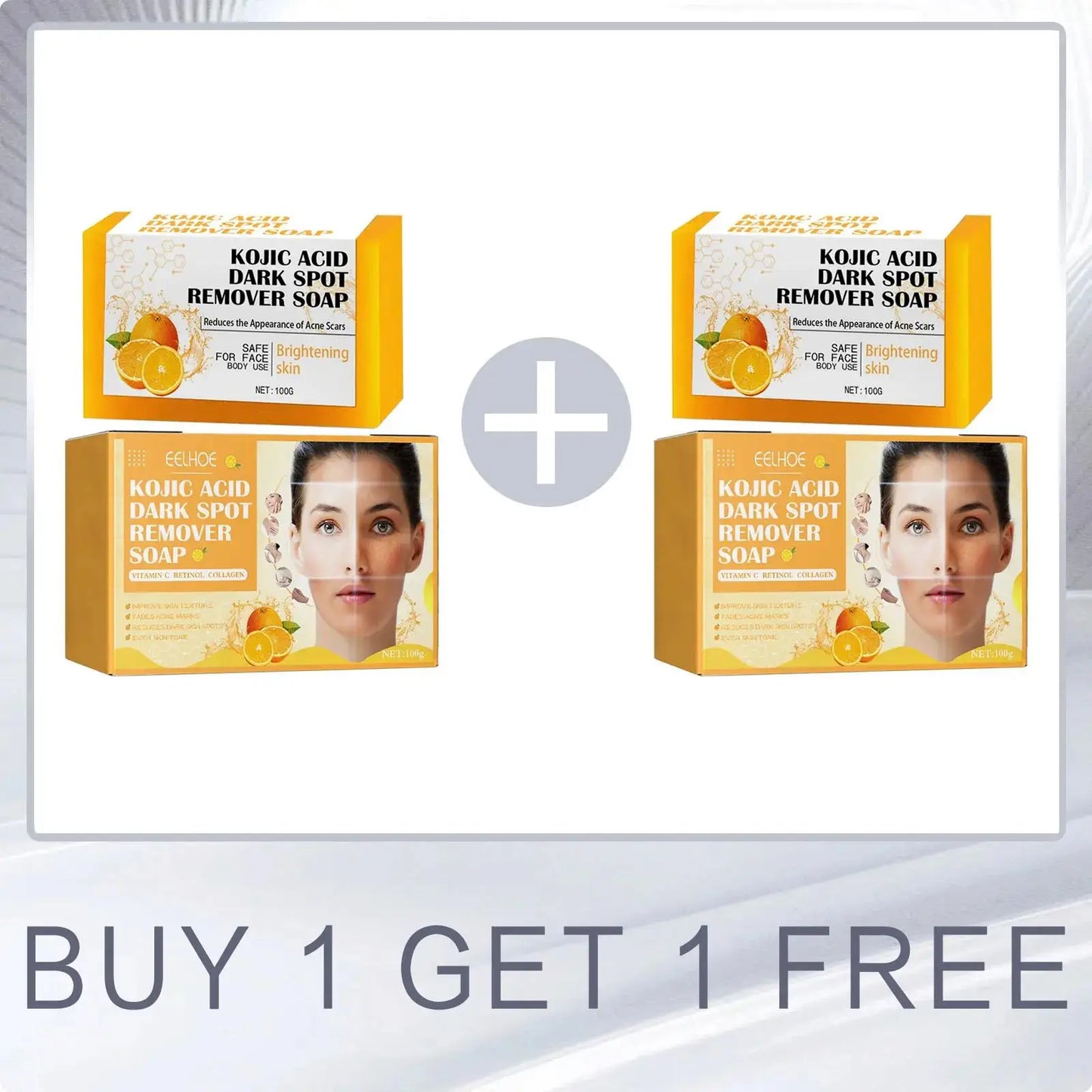 EELHOE Kojic Acid & Turmeric Brightening Soap 100g